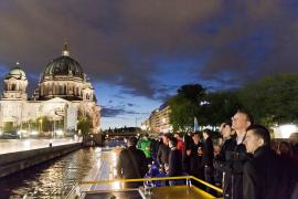 ptc 2014 - boat trip "Berlin at night" sponsored by NDT Global (© 2014 Dennis Fandrich / EITEP)